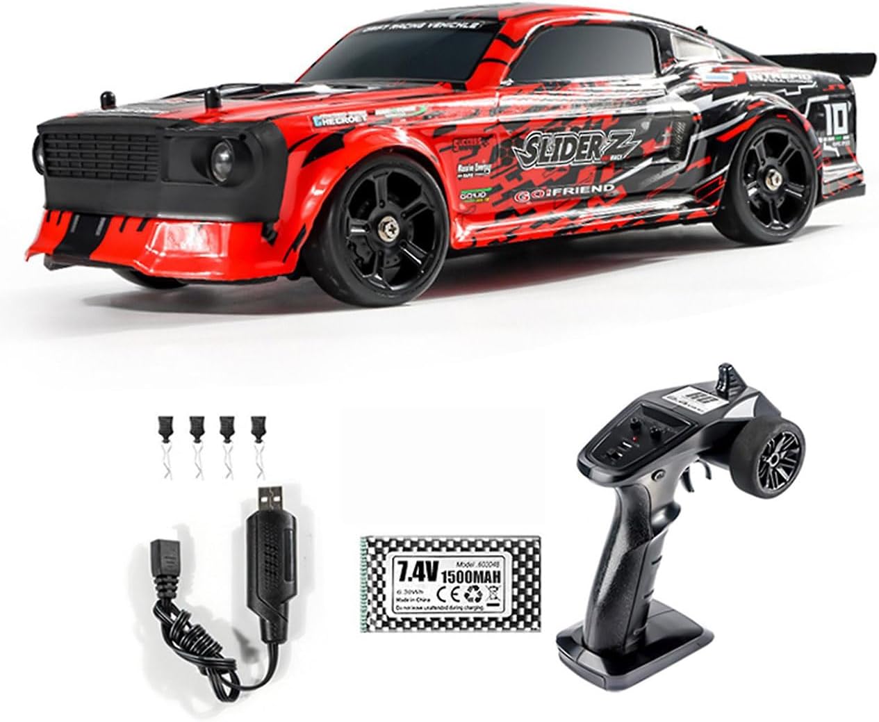 Rc Hobby Grade Drift Car - 1/14 Scale 4WD Remote Control Drift