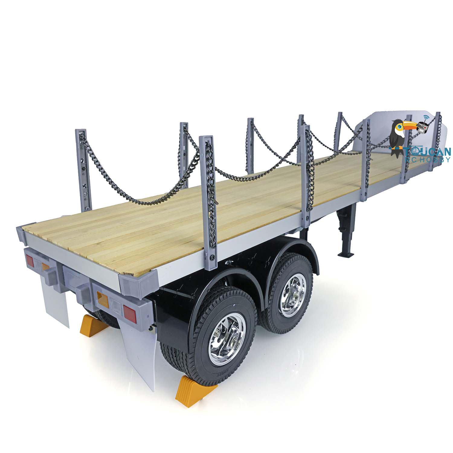 1/14 2Axle Flatbed Semi Traile - Rc Hobby Model 评论和价格