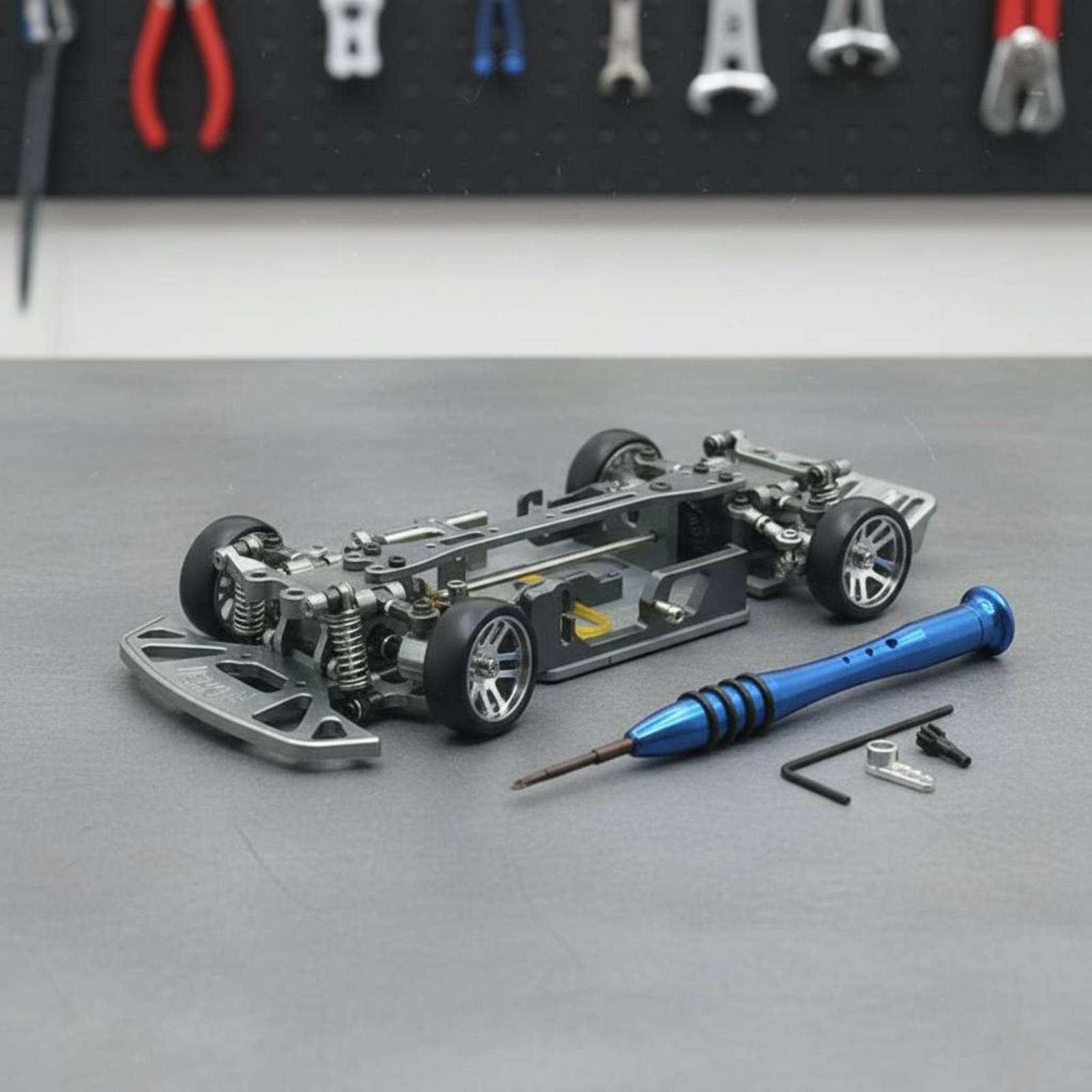 1/28 Scale RC Car Chassis Hobb - Rc Hobby Grade Drift Car 评论和价格