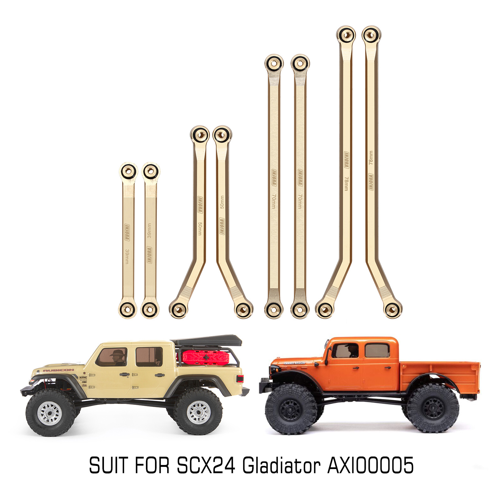 INJORA 43g Heavy Brass High Cl - Rc Crawler 4X4 评论和价格