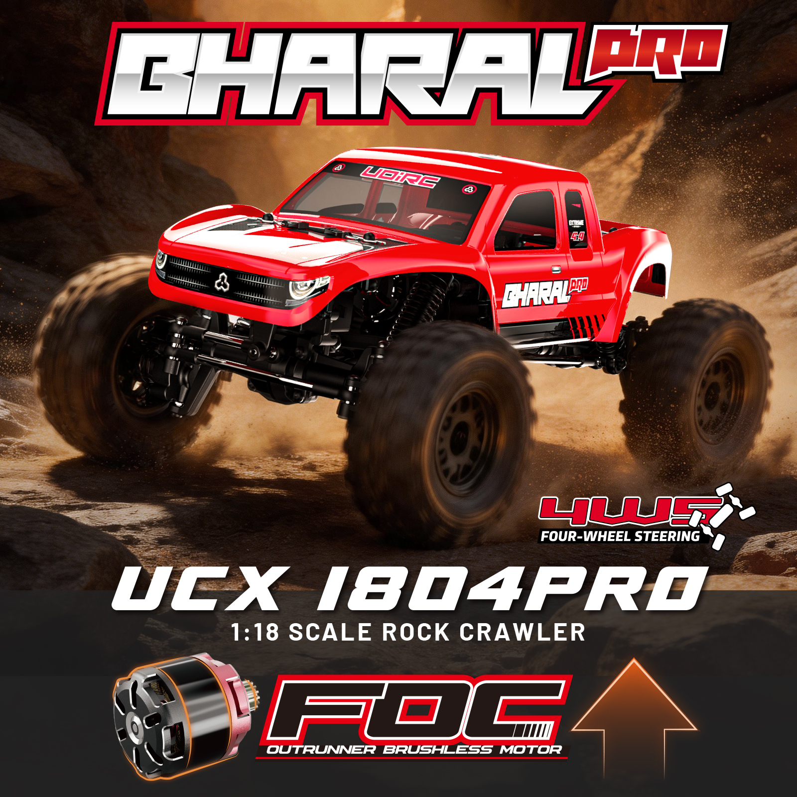 UDIRC UCX1804PRO 1:18 Scale RC - Rc Hobby Lobby 评论和价格