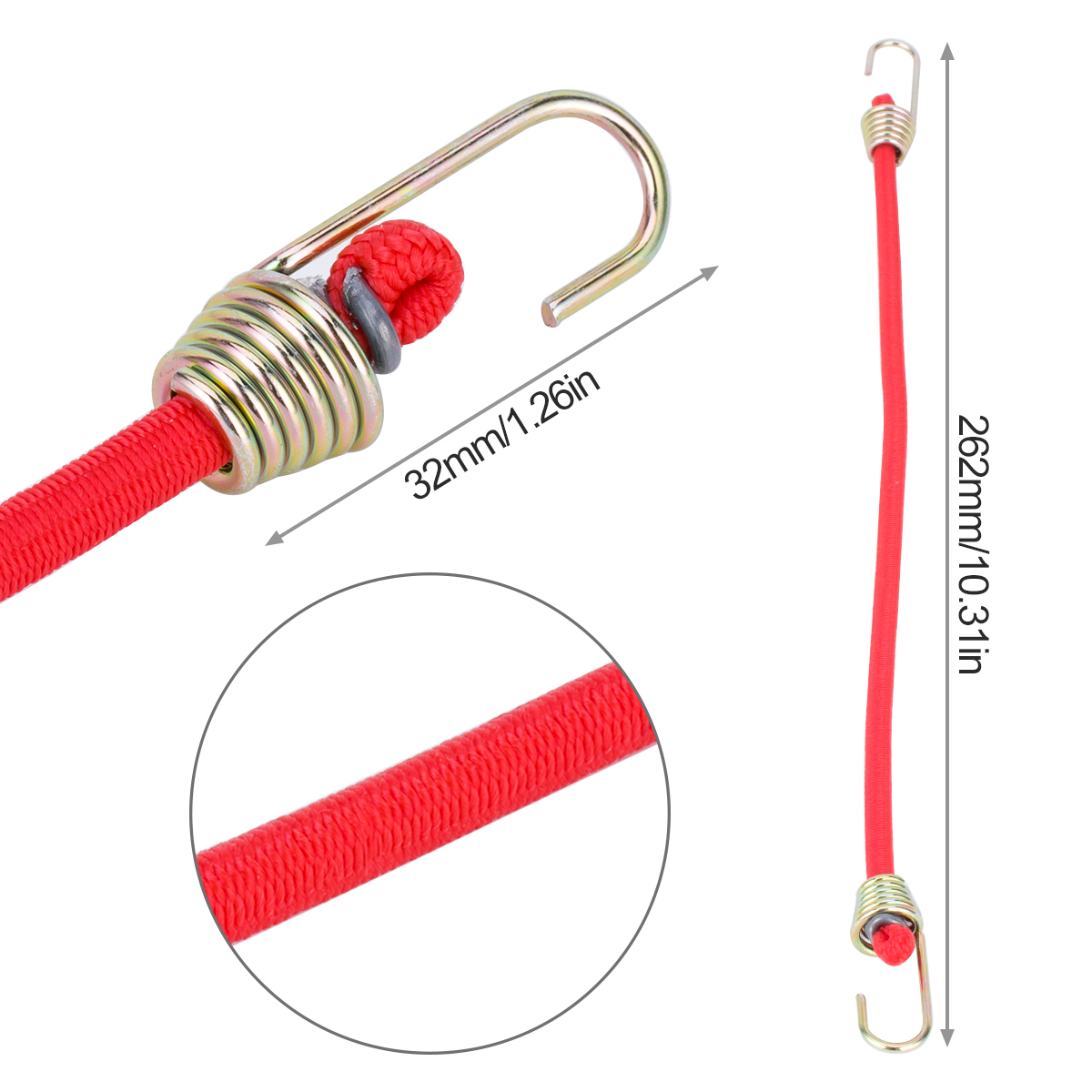 5/10pcs Elastic Bungee Cord Ro - Rc Crawler 4X4 评论和价格