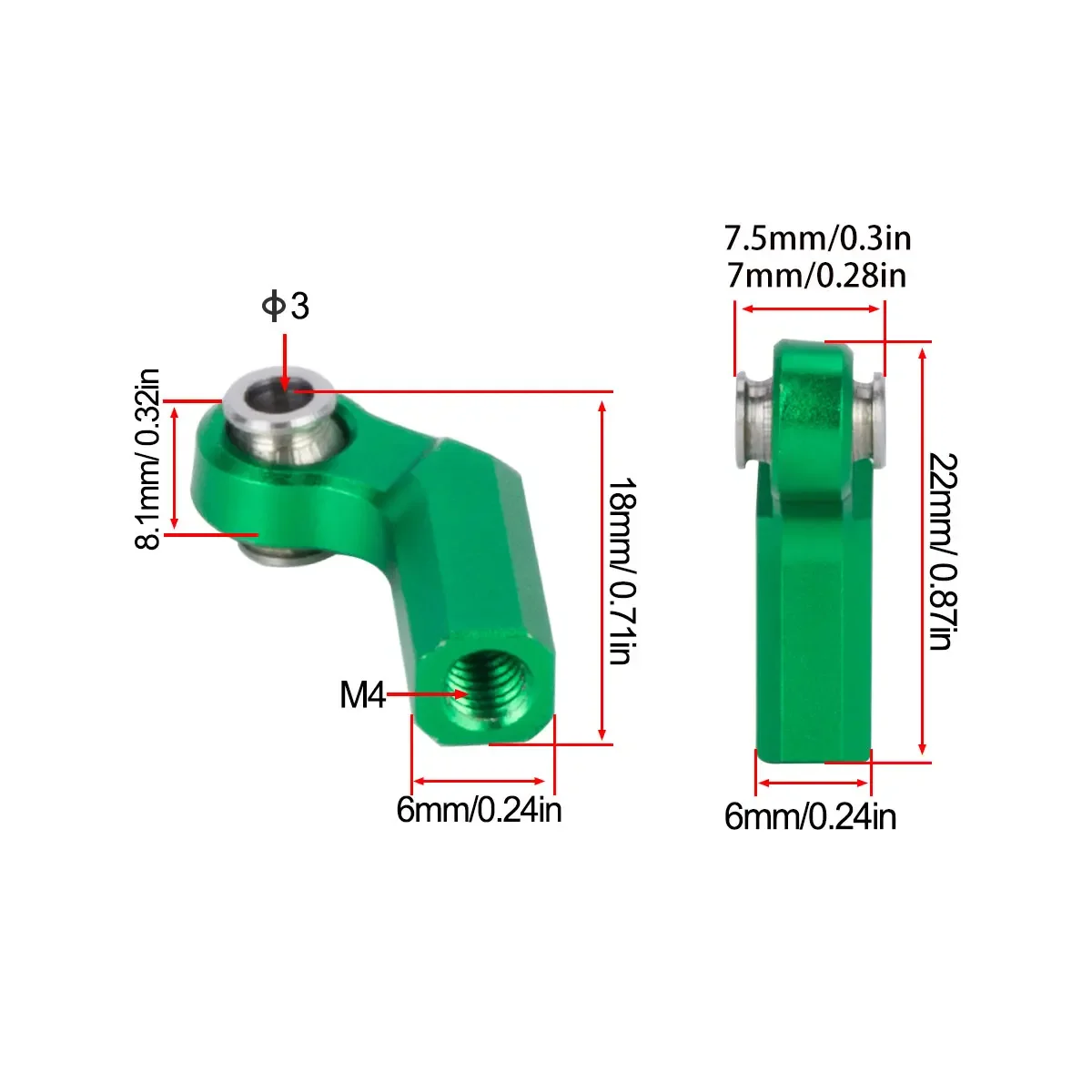 4Pcs M4 Metal Ball Head Holder - Rc Crawler 4X4 评论和价格