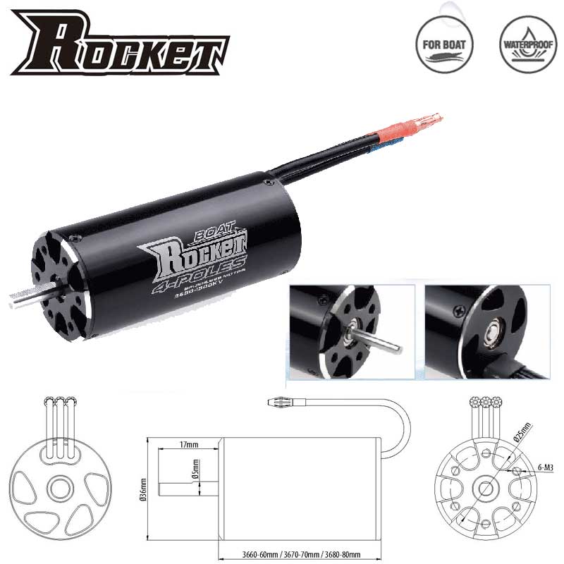 ROCKET-RC 2968 2958 2948 Brush - Rc Hobby Land 评论和价格