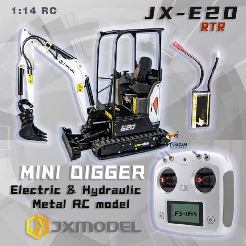 RTR JX E20 RC Mini Excavator 1 - Rc Hobby Model 评论和价格