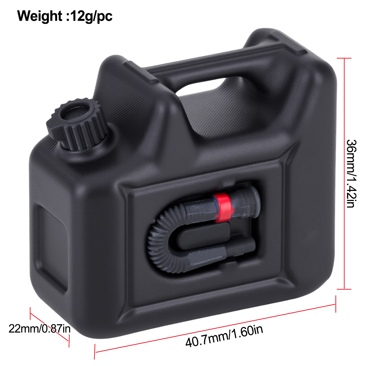1/2Pcs Mini Fuel Tank Decorati - Rc Crawler 4X4 评论和价格